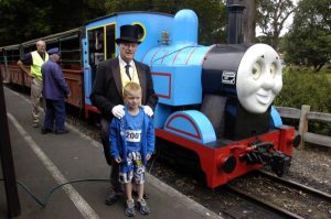 Kids do the puffing