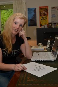 Crime novelist finds her destiny