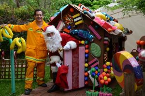 Magical display helps firies