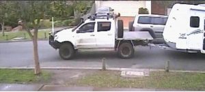 Caution urged as police hunt caravan thief
