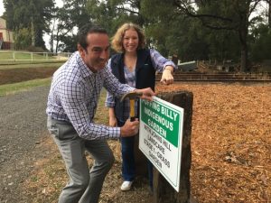 Landcare group liven up Puffing Billy land.