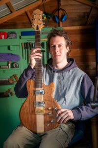 A guitar craftsman in the making