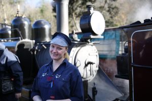 First female driver makes tracks at Puffing Billy