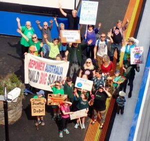 Heading from the hills to the climate strike