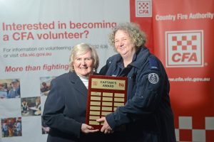 Inaugural Captain’s Award winner