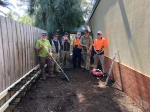 Men’s Shed builds secure bike shed for students