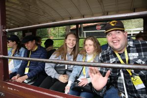 All aboard for White Cane Day