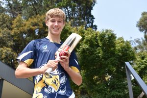 Young cricketer makes huge strides