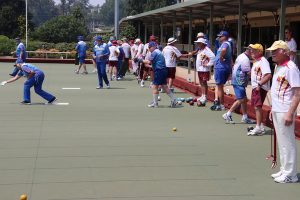 Monbulk bowlers enjoy the conditions