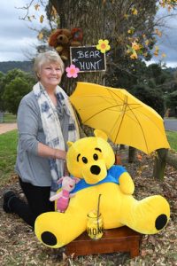 Teddy bears light up the town