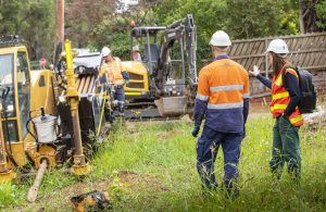 Sewer construction in the pipeline