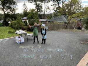 Boys make lemonade to make a difference