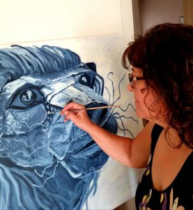 Ferntree Gully artist painting for international TV show
