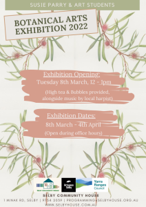 Botanical art exhibition at Selby Community House
