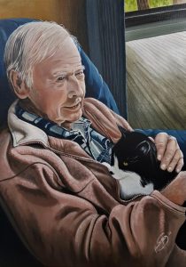 Local jeweller honors father with Archibald portrait