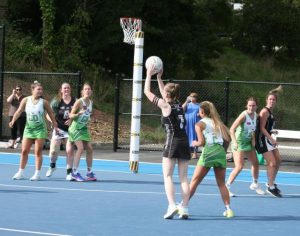 New netball courts at Belgrave Recreational Reserve