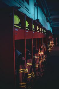 Local firefighting demonstration