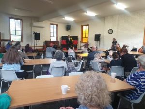 Adam Frogley and Lidia Thorpe meet with local community in Healesville