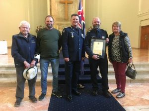Monbulk Sergeant recognised for bravery