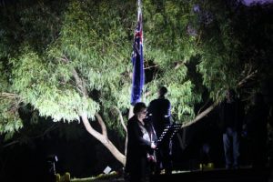 Anzac ceremony at Ferntree Gully Quarry