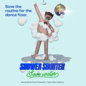 New campaign to reduce shower water wasting habits