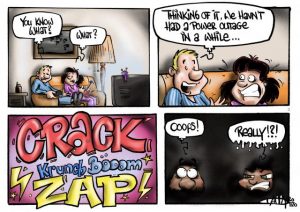 Cartoon: Power outages once again
