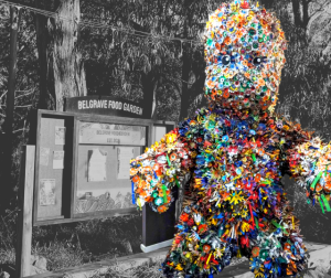 Four-metre tall “Flower Baby” soon to be unveiled at Belgrave Food Garden