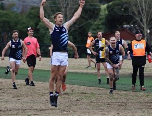 Silvan’s Leigh Kimpton kicks 100th goal of the season