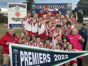 Olinda U13 boys win the flag
