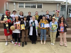 Teachers join in costume fun at Monbulk Primary School