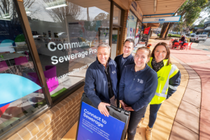 Monbulk residents go from septic to sewerage