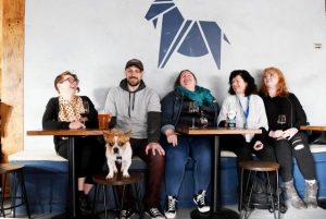 Artists connecting in Upwey