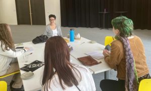 Author Roz Bellamy hosts a story-telling workshop for queer youth at Burrinja