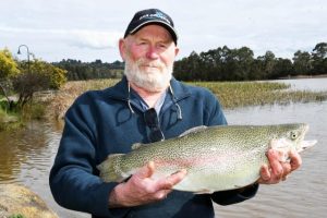 Yarra Valley locals are snagging massive rainbow trout after recent fish release