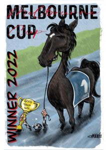 CARTOON: Melbourne Cup winner beats the rain