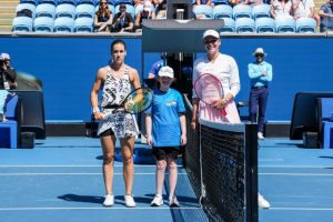 Selby tennis player tosses coin at Australian Open