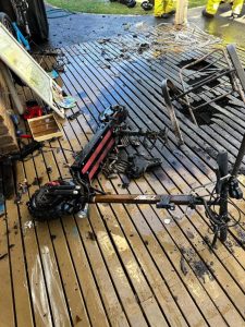 Fire in The Basin caused by e-scooter prompts lithium battery warning