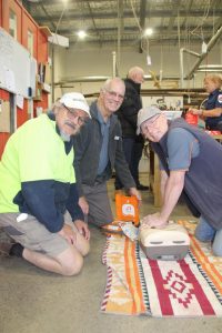 Emerald Men’s Shed members learn life saving skills