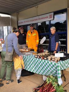 Supporting your local brigade at a Mother’s Day market stall