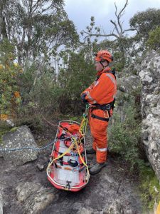 Cliff rescue a “multi agency” effort