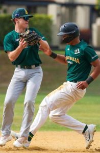 Local baseballer stealing bases on the word stage