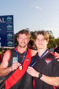 Bomber love on display with emotional gesture