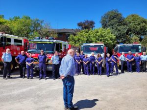 Blessing for safety of CFA crews before upcoming fire season