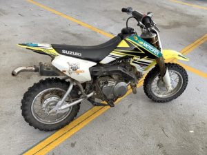 Suzuki motorbike found by police