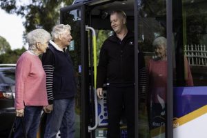 Affordable rides on the Knox community shopping bus