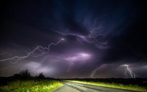 Lightning causes tree fires in outer east