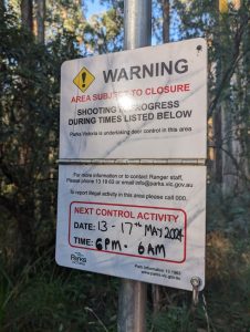 Deer culling in Sherbrooke Forest