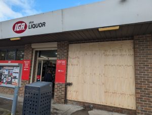 Three charged after ram-raids