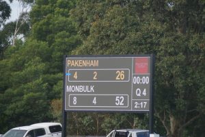 Round five scoreboard
