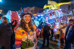 Lanterns light up town